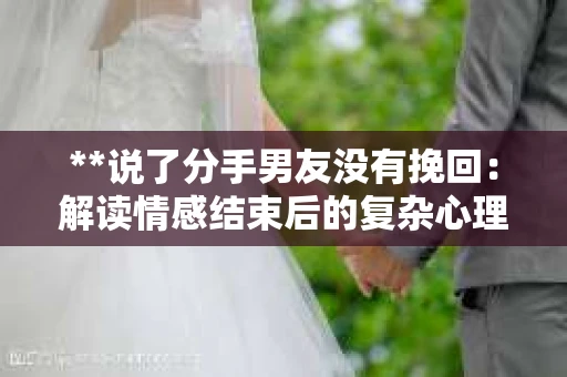 **说了分手男友没有挽回：解读情感结束后的复杂心理与现实**