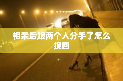 相亲后跟两个人分手了怎么挽回