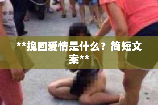 **挽回爱情是什么？简短文案**
