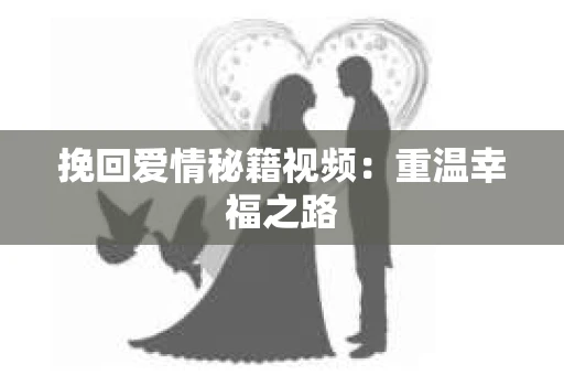 挽回爱情秘籍视频：重温幸福之路