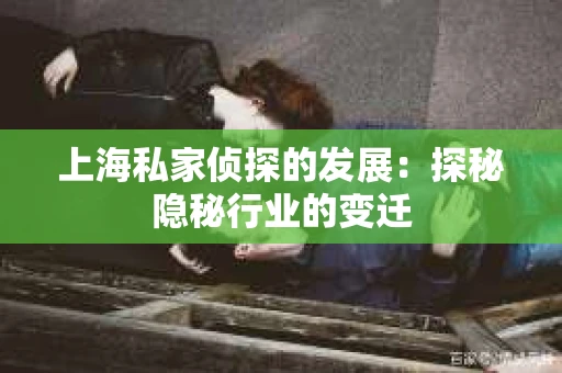 上海私家侦探的发展：探秘隐秘行业的变迁