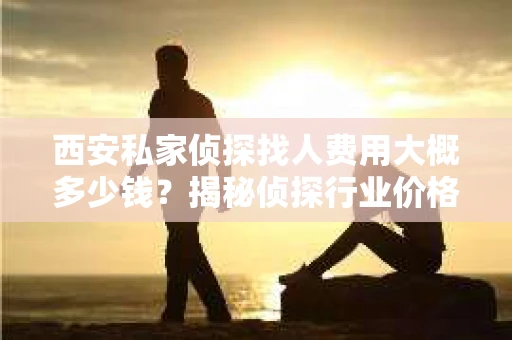 西安私家侦探找人费用大概多少钱？揭秘侦探行业价格之谜