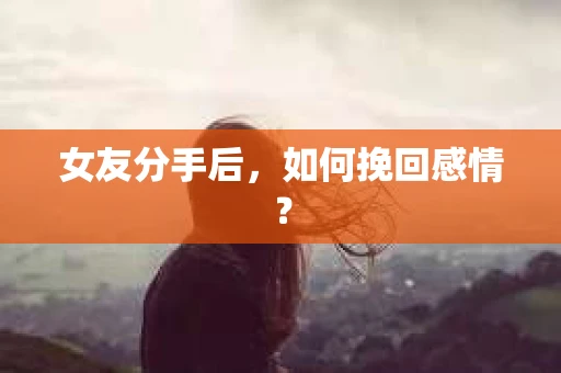 女友分手后,如何挽回感情? 女友分手后,如何挽回感情?