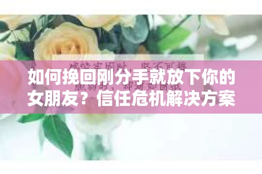 如何挽回刚分手就放下你的女朋友？信任危机解决方案