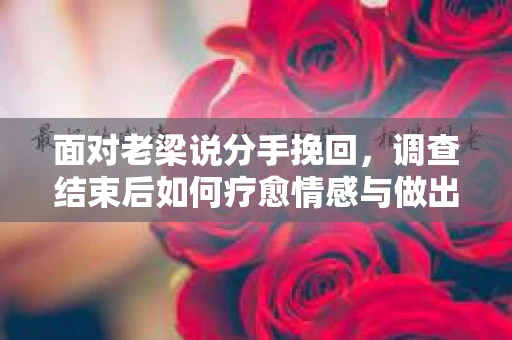 面对老梁说分手挽回，调查结束后如何疗愈情感与做出人生决策？